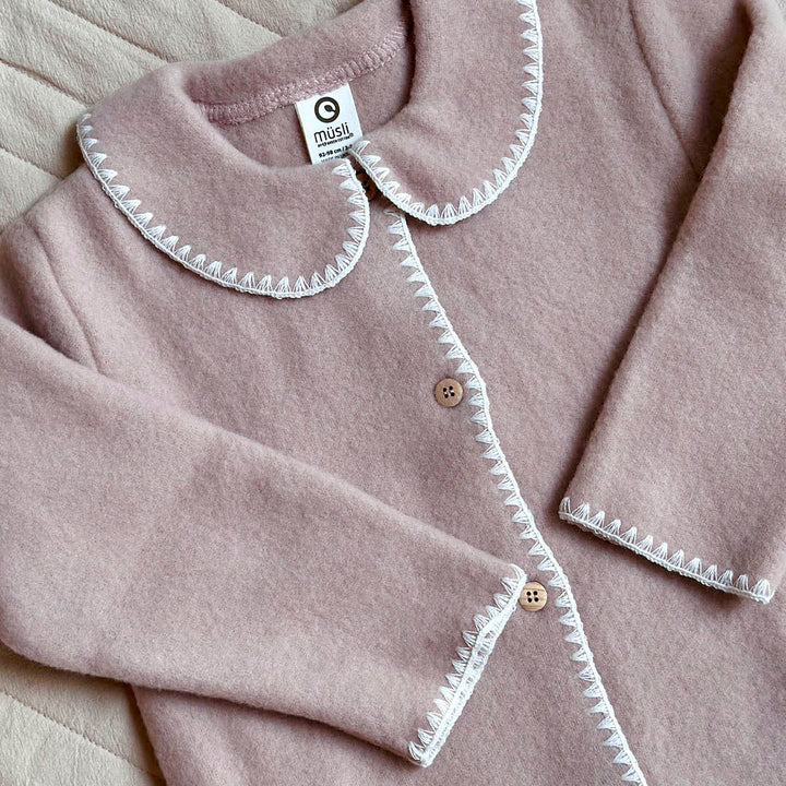 Fleecejacke aus Merinowolle
