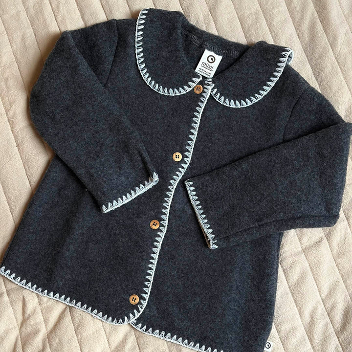 Fleecejacke aus Merinowolle