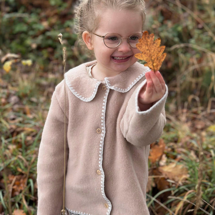 Fleecejacke aus Merinowolle
