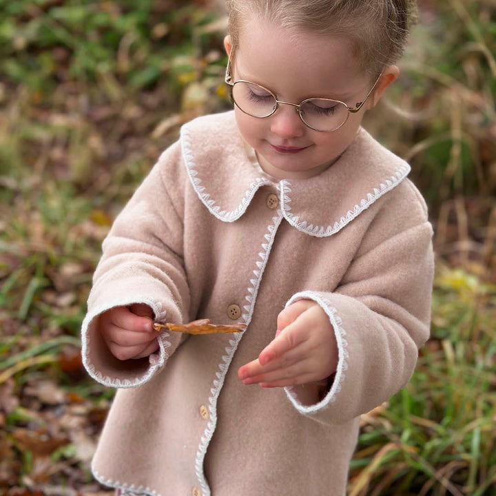 Fleecejacke aus Merinowolle
