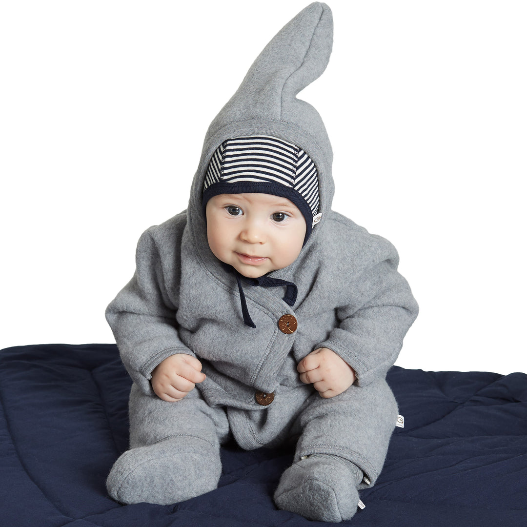 RE-LOVED Fleeceanzug aus Merinowolle