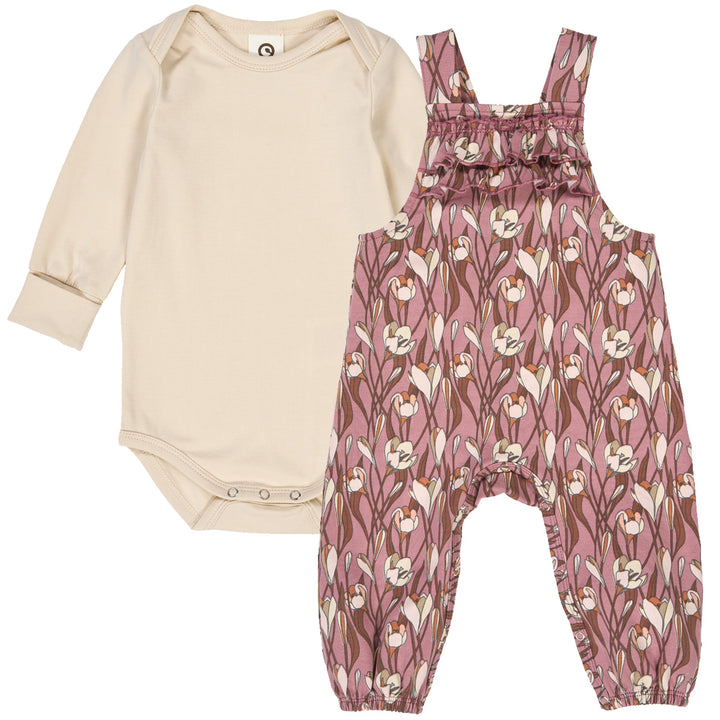Set aus Langarmbody und Babyhose
