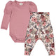 Set aus Langarmbody und Babyhose