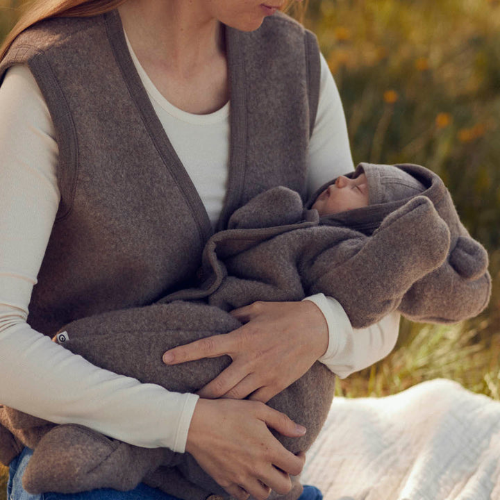 Fleeceanzug aus Merinowolle