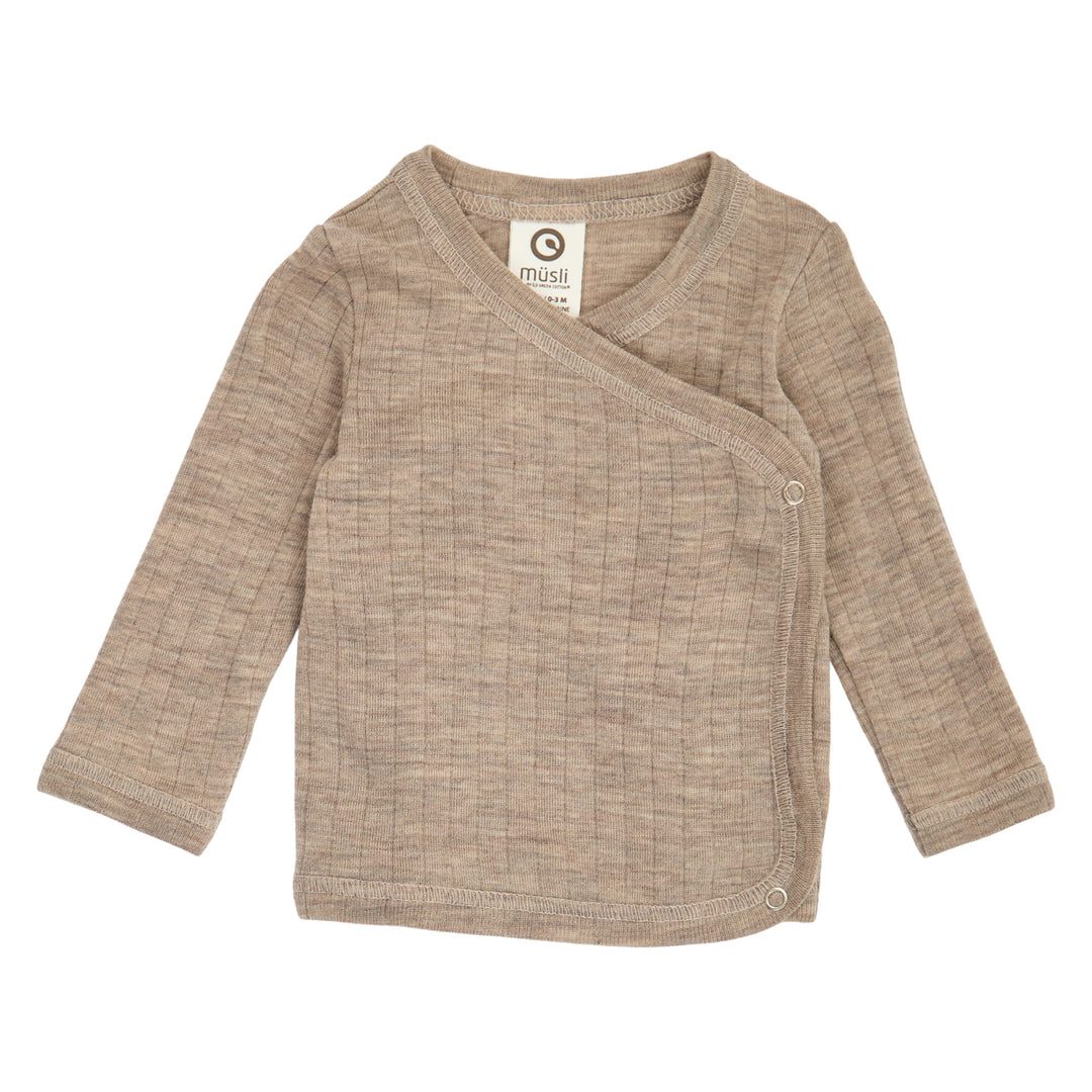 Baby Wickeljacke aus Merinowolle