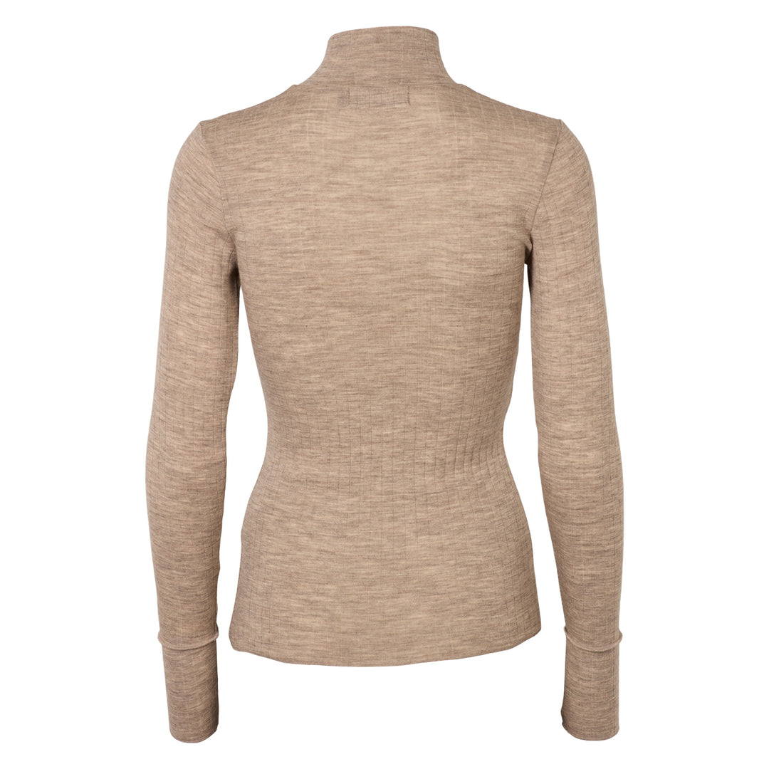 Langarmshirt aus Merinowolle