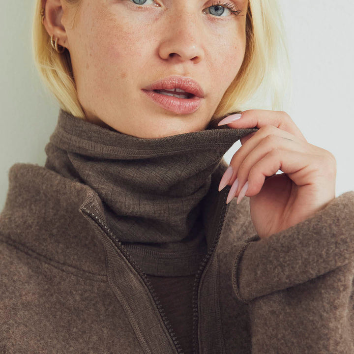 Loopschal aus Merinowolle