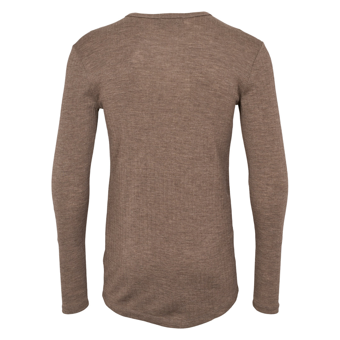 Herren Langarmshirt aus Merinowolle