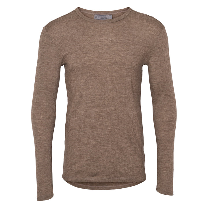 Herren Langarmshirt aus Merinowolle