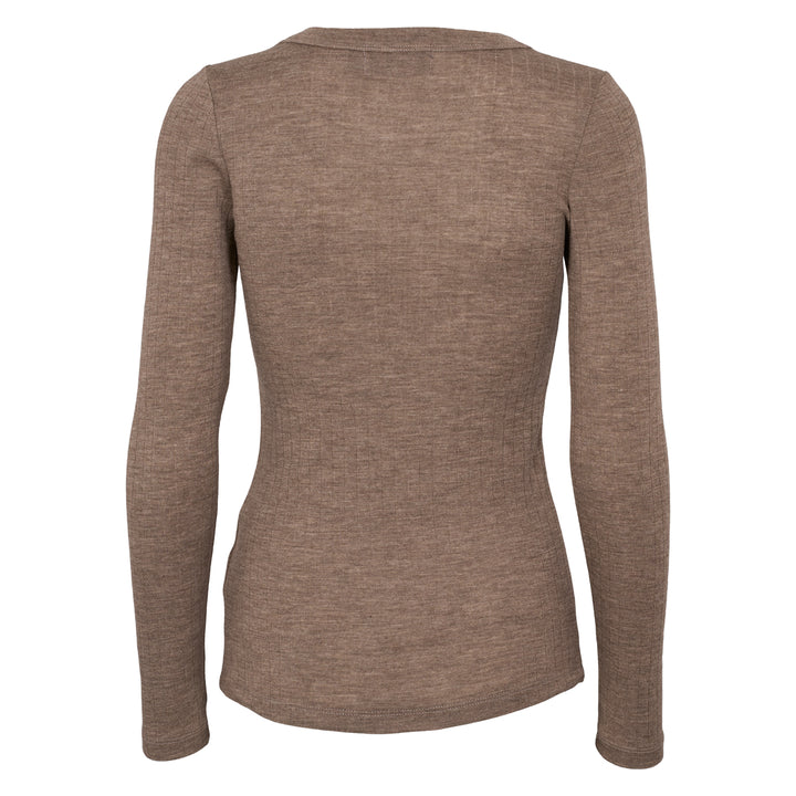 Langarmshirt aus Merinowolle