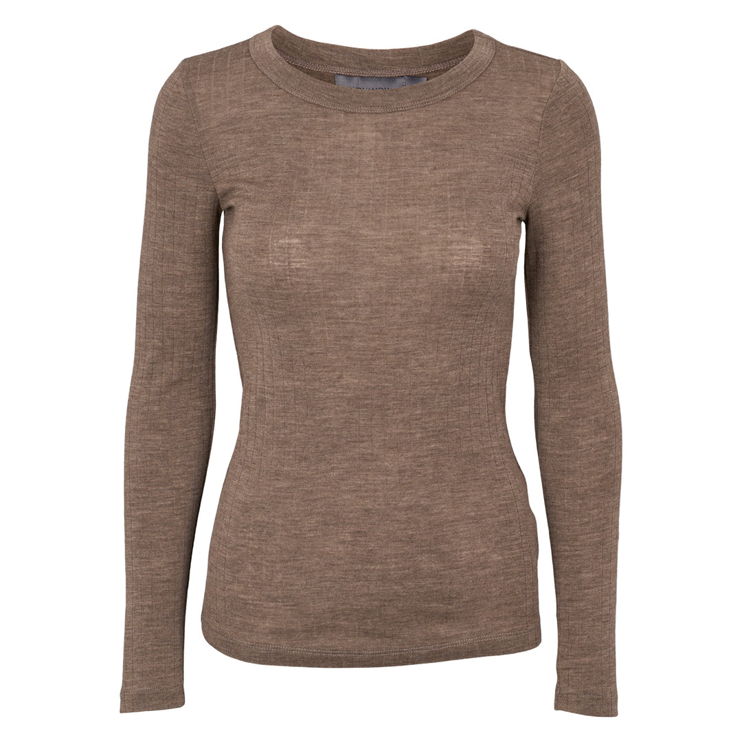 Langarmshirt aus Merinowolle