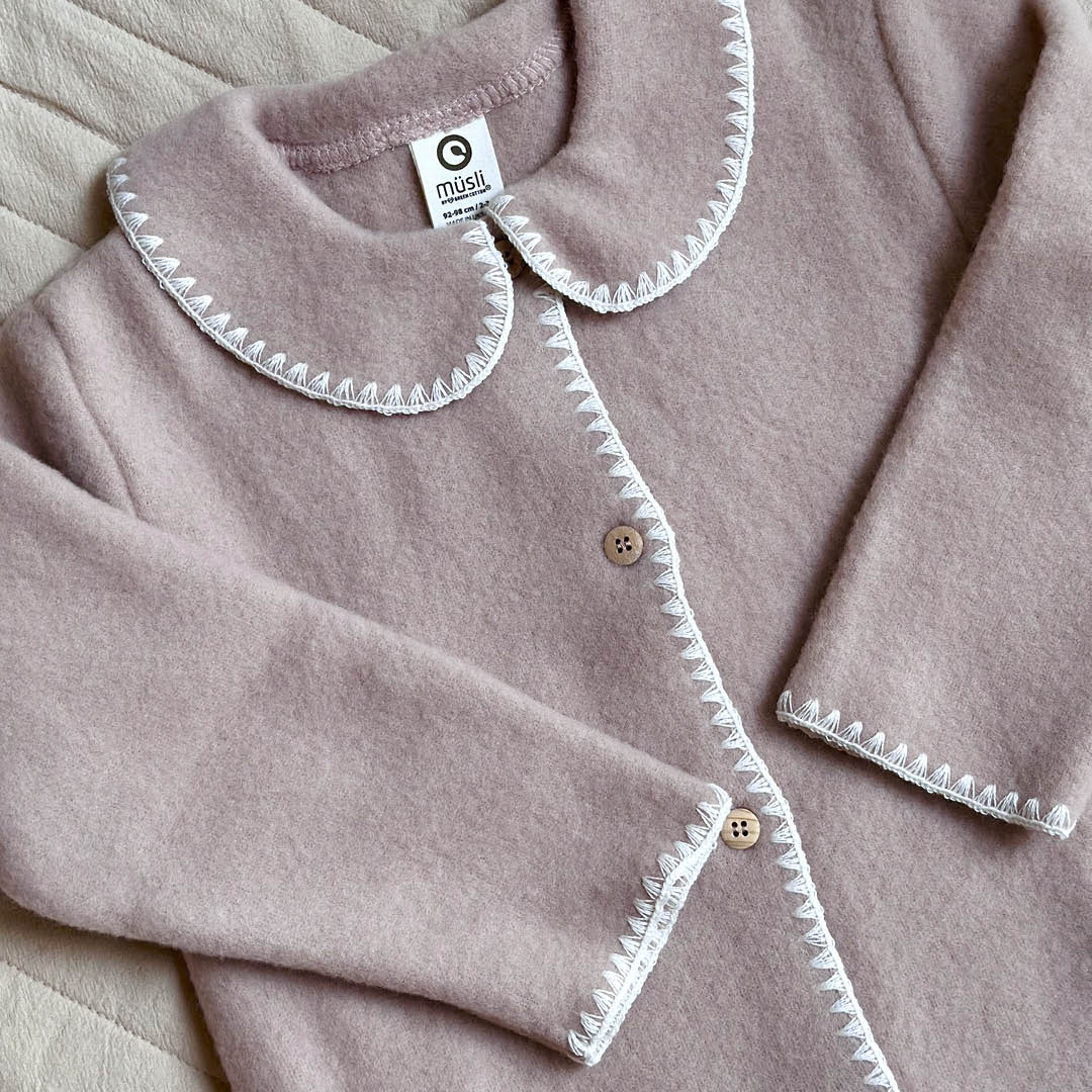 Fleecejacke aus Merinowolle