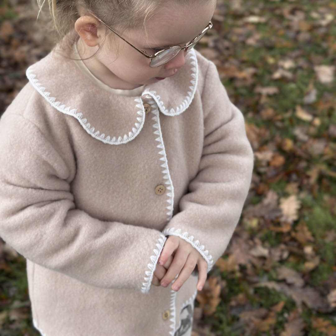 Fleecejacke aus Merinowolle