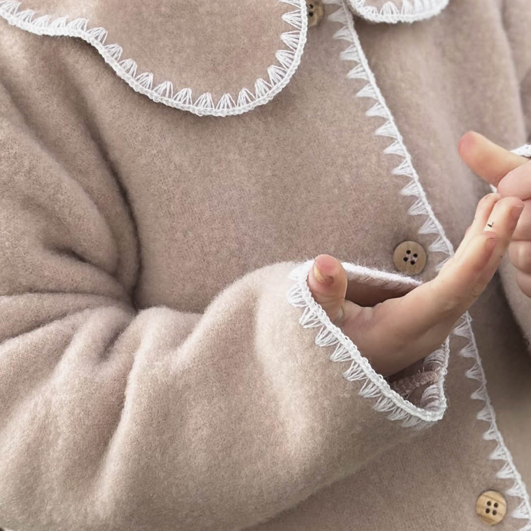Fleecejacke aus Merinowolle