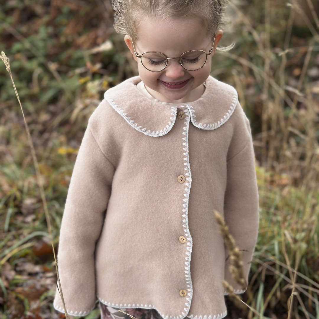 Fleecejacke aus Merinowolle