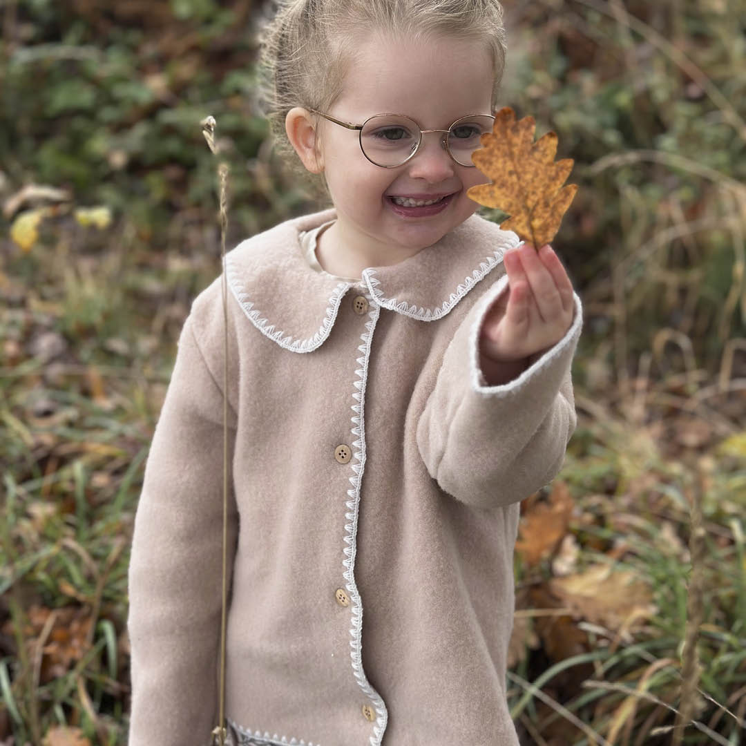 Fleecejacke aus Merinowolle