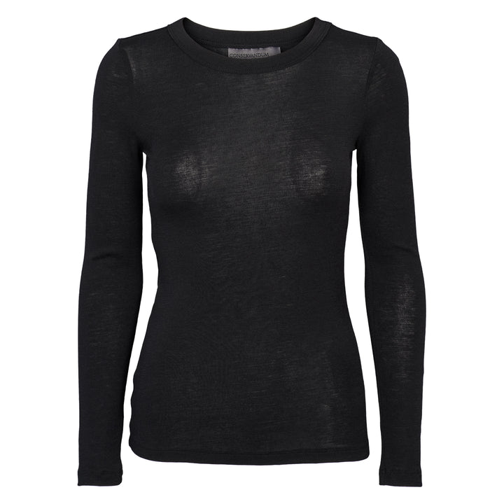 Langarmshirt aus Merinowolle