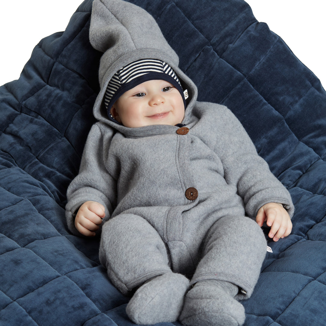 RE-LOVED Fleeceanzug aus Merinowolle