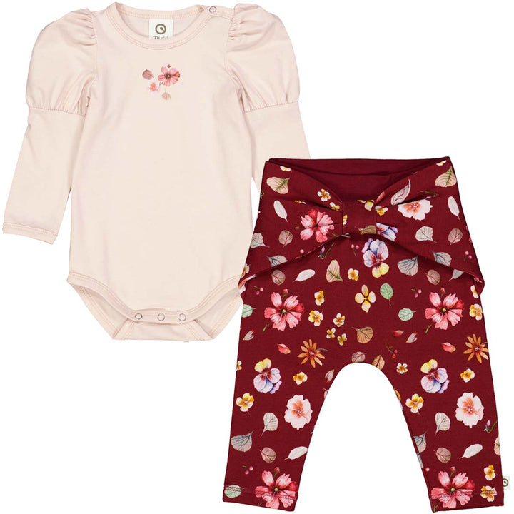 Set aus Langarmbody und Babyhose