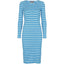 Gestreiftes Ripp-Kleid